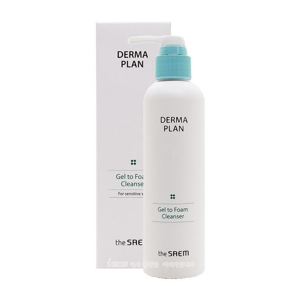 The Saem Dermaplan Gel to Foam Cleanser 180ml