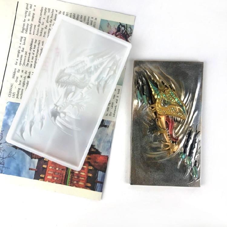 Resin Mould Soft Silicone Mold Table Ornament Decor Casting Tool for DIY Crafts