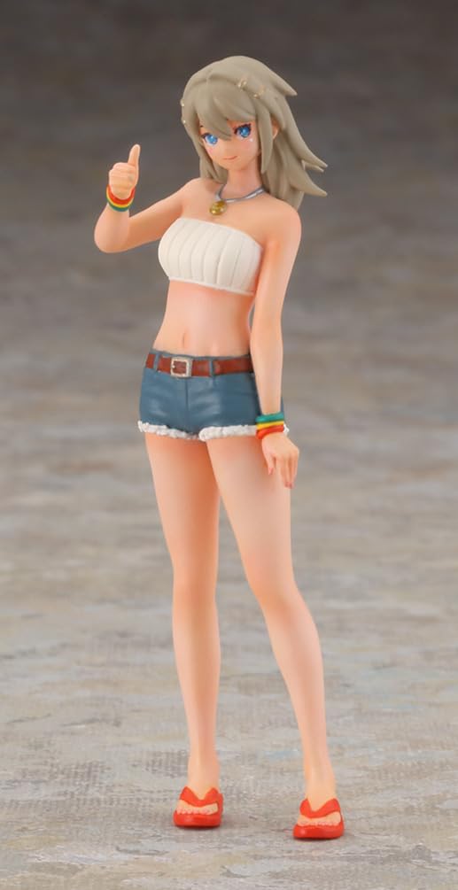 Hasegawa Volkswagen Type 2 Delivery Van with Lucy McDonnell Figure Plastic Model SP658 1/24 (Car)