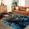 Horror Clown Poster rug for living rooms, bedrooms, home décor, and as gifts.
