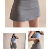 Plus Size Pleated Skort with Inner Lining for Running, Yoga, and Tennis