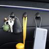 Carbon Fiber Pattern Car Interior Holder, Center Console Organizer, Self-adhesive Dashboard Organizer,Car Storage Accessories for Keys