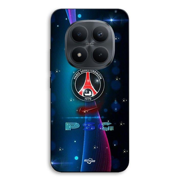 Coque de téléphone - MANIACASE - Xiaomi Redmi Note 15 Pro 5G - Silicone TPU - Noir - Nike Paris Saint Germain