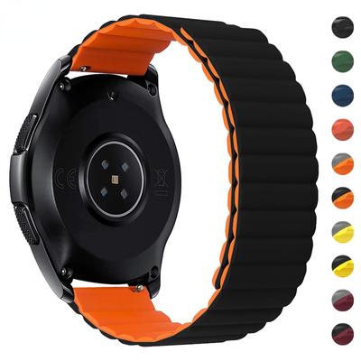 20mm 22mm Silicone Strap for Samsung Galaxy Watch 6 5 4 40mm 44mm 6Classic 43 47mm Magnetic Band for Huawei Watch 4 GT3 Bracelet