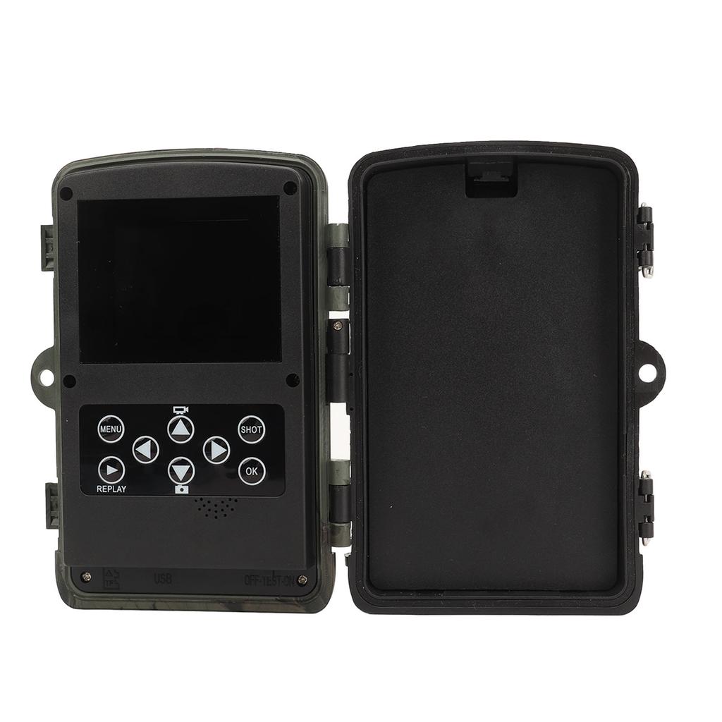 Trail Camera Game Camera HD PIR 24MP 2.7K 0.2S Trigger Motion Activated IP66 Waterproof Night