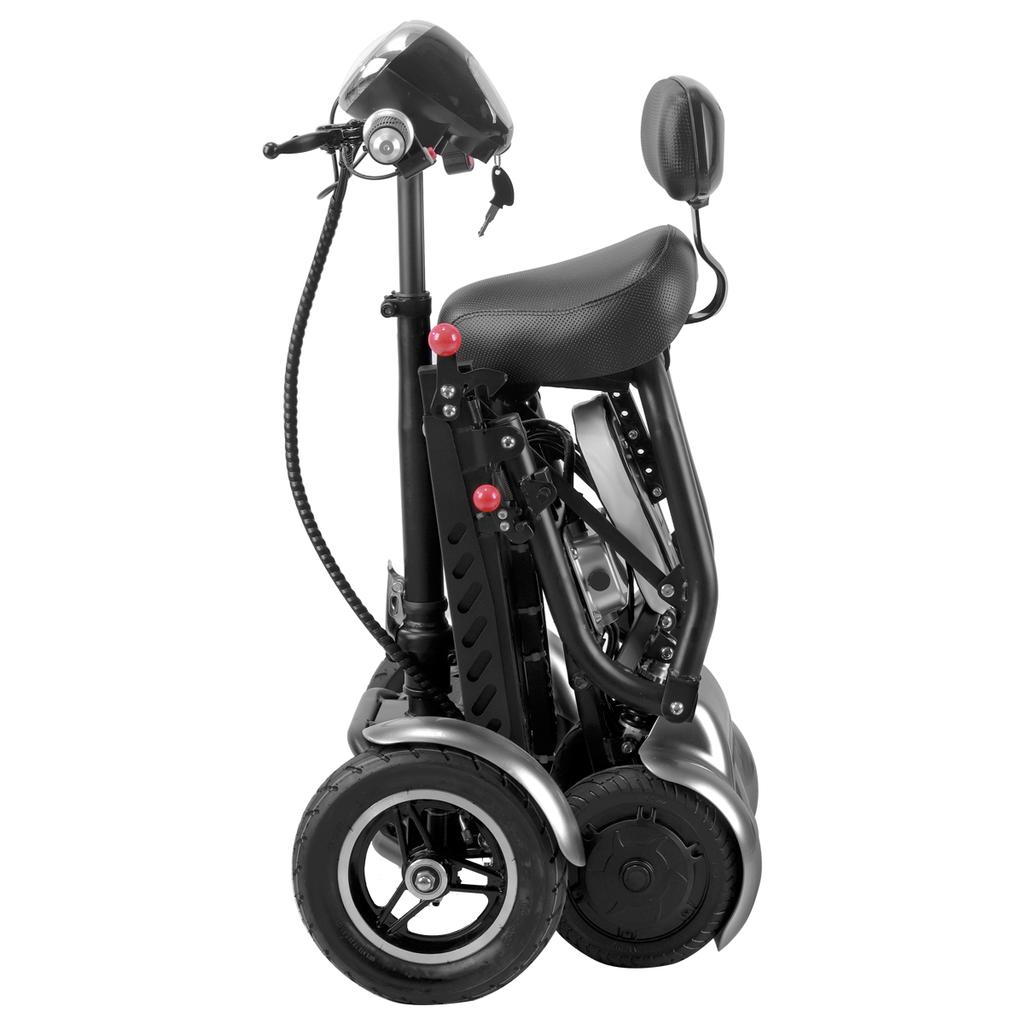 EU Warehouse Stock Foldable Electric Scooter Adult Dual Motor 4 Wheel Folding Electric Mobility Scooter For Elderly People