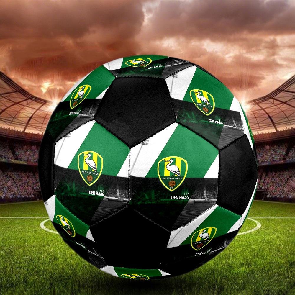 1pc ADO Den Haag Soccer Ball Size 5 Indoor Soccer Ball Fashion Colorful Backyard Game - Great For Sports Fans Gift HE6