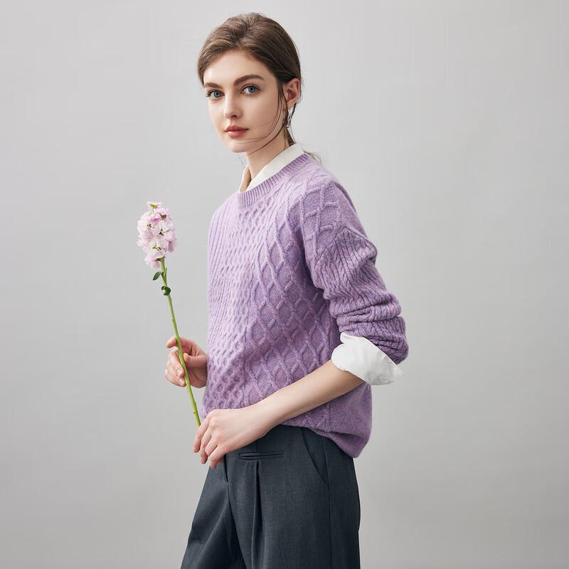 Women's Cable Knit Cashmere Sweater