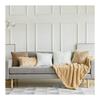 Cushion Cover Set of 2 Fluffy Cute Scandinavian Long Fur Girly Faux Fur Interior White (45 x 45 cm)