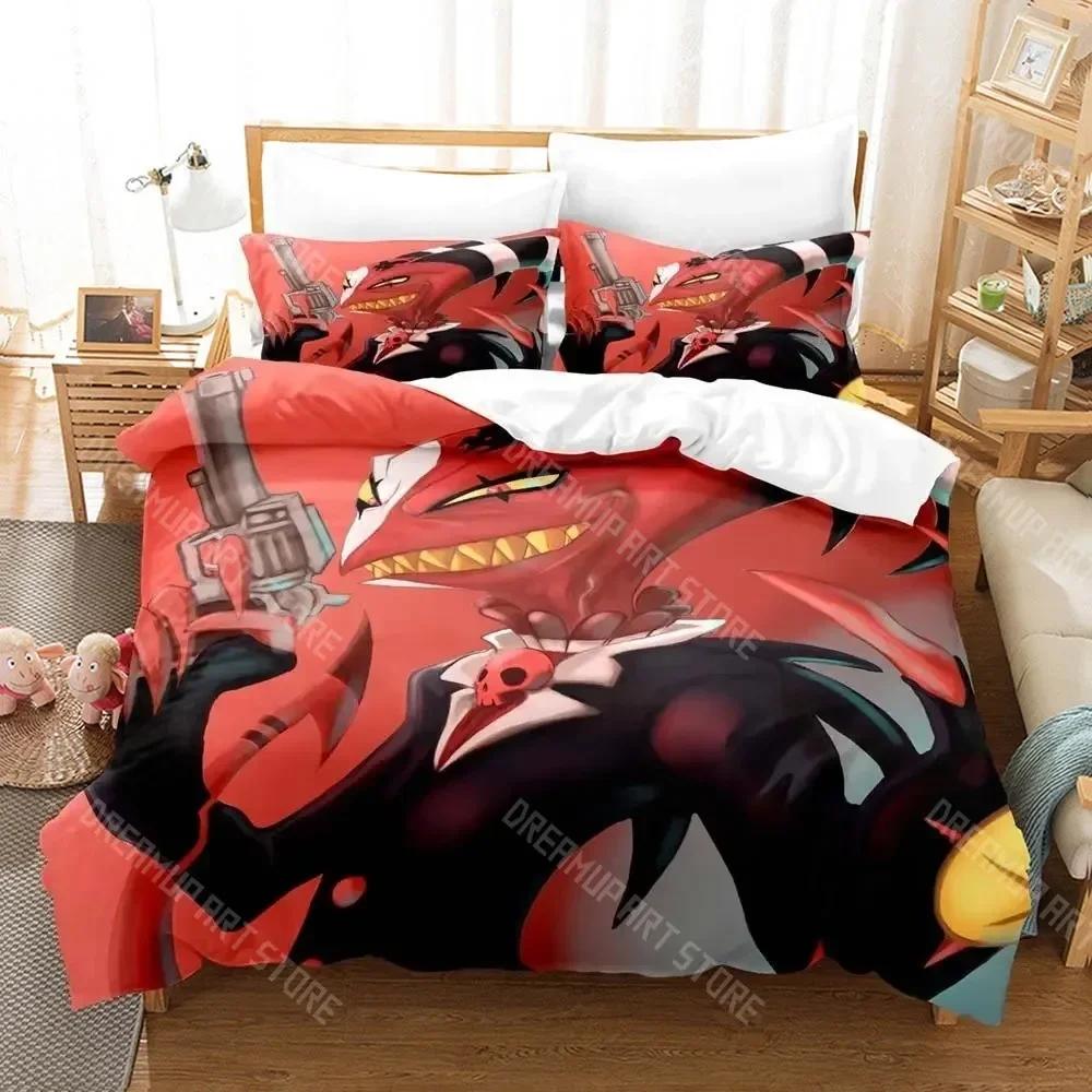 3D Print Blitzo Boss Bedding Set Single Twin Full Queen King Size Bed Set Adult Kid Bedroom Duvetcover Sets Anime