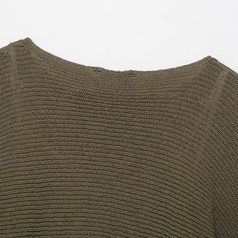 Araltay New Arrival Fashion Style Women's Clothing Fashion All-Match Casual Minimalist Splicing Knitwear Tops 2756134