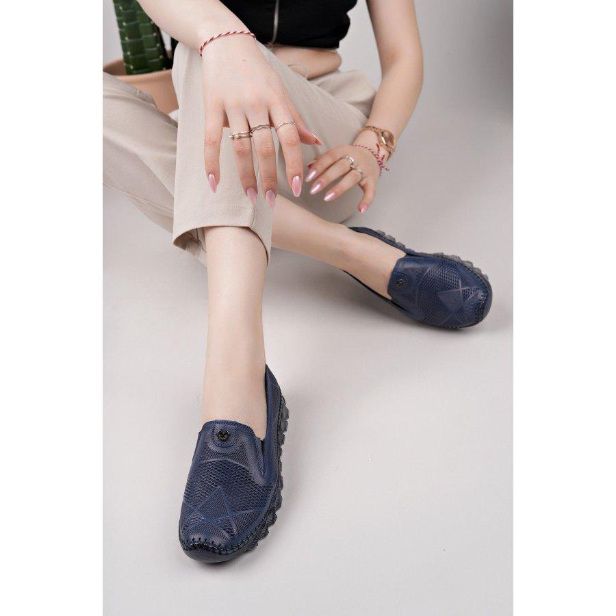 Women's Genuine Leather Casual Slip-On Comfortable Shoes