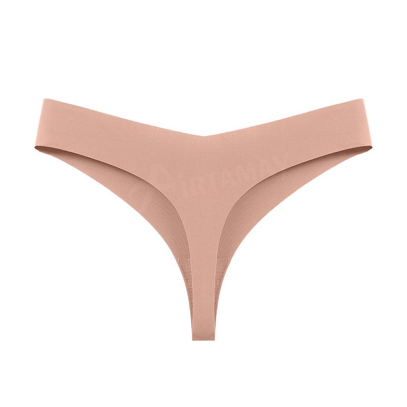 Cross-Border European & American Seamless Yoga Thong: Breathable, Sexy, Plus Size Women's Sports Panties