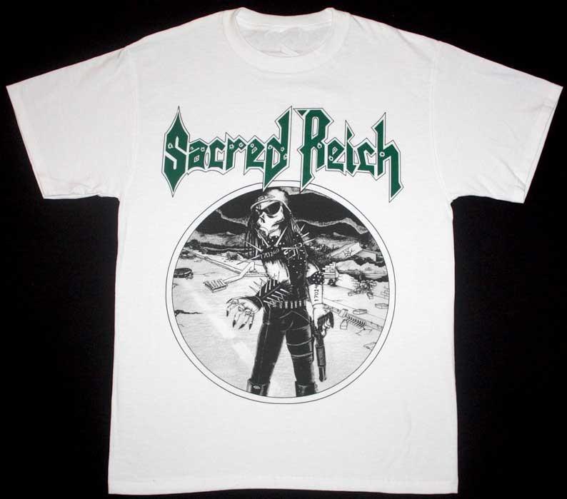 Новая Sacred Reich - Модный Стиль S-4XL Унисекс Уличная Футболка HT054 Унисекс Футболка XXXXL