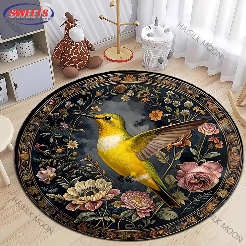 1 Stück Mystery Art Stil Wortdruck Runder Teppich Wohnzimmer Schlafzimmer Sofa Alle Jahreszeiten Matte Moderner Dekoteppich Top 10 Weihnachtsgeschenk