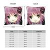 Anime Shugo Chara Square Pillow Cases Hinamori Amu Cushion Cover Custom Zipper Decor Pillowcase for Home 45*45cm