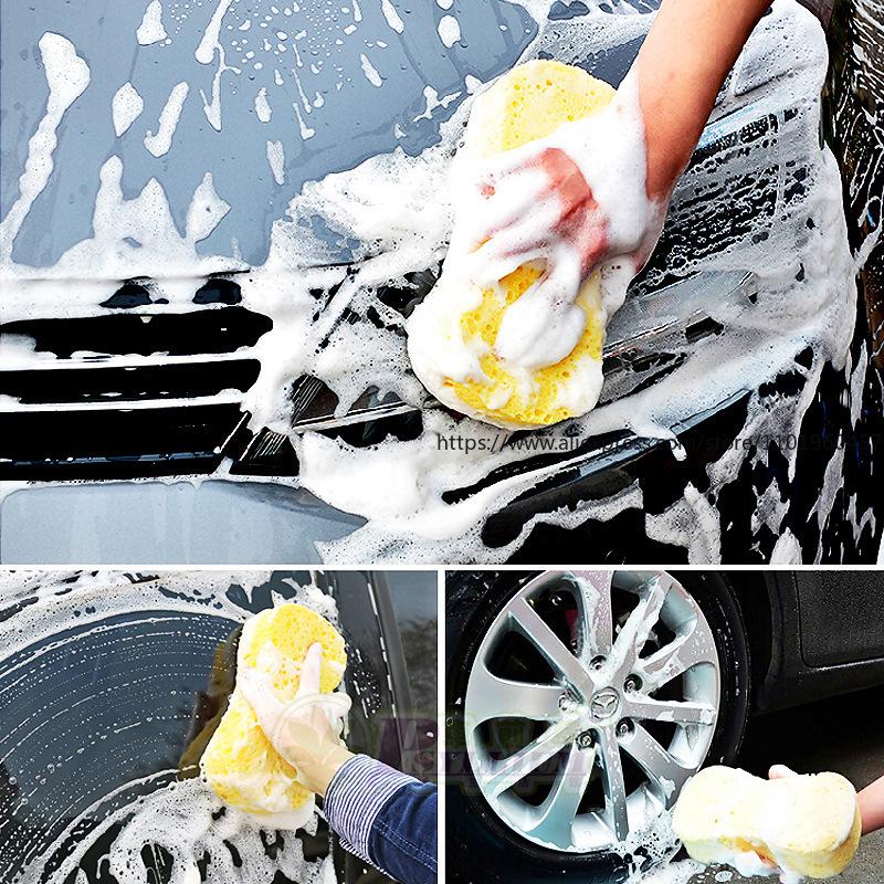 8 Shaped Car Wash Sponge Honeycomb Coral Cleaning Sponge Wipe Car Beauty Care And Waxing