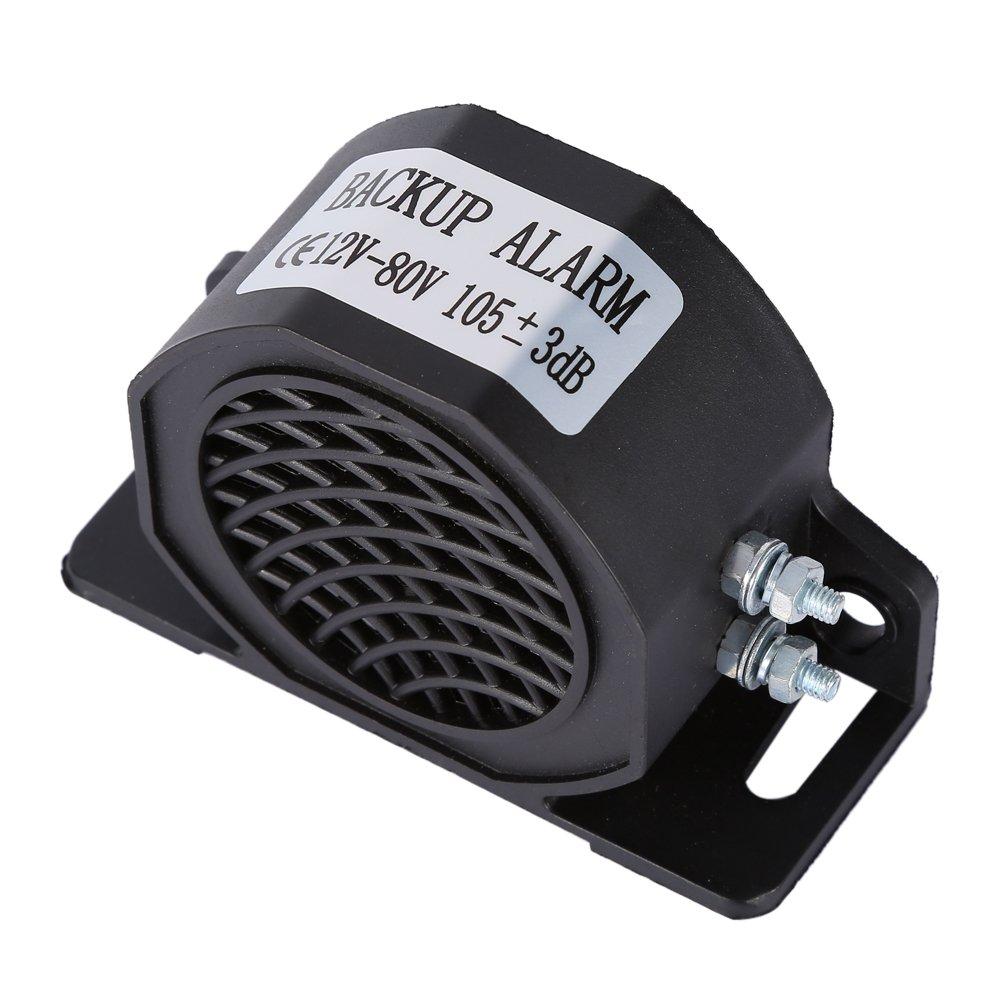 Back Buzzer, Car Reversing Horn, Back Buzzer 24v-Qiilu Car Horn DC12-80V 105 DB for Heavy Truck