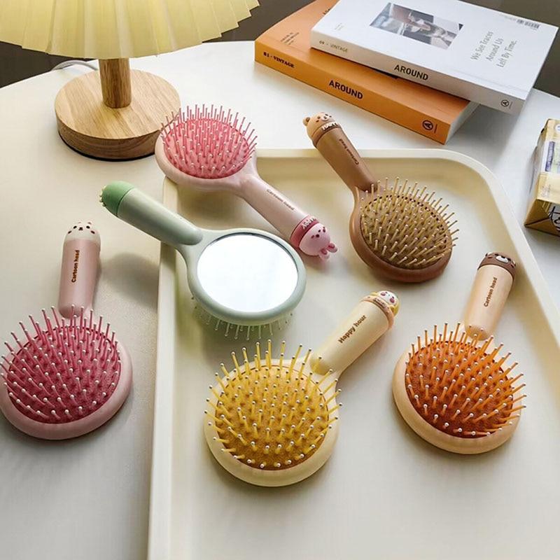 Cute Air Cushion Small Comb Ladies Airbag Comb Long Hair Portable Comb Home Children And Girls Anti-static Massage Comb