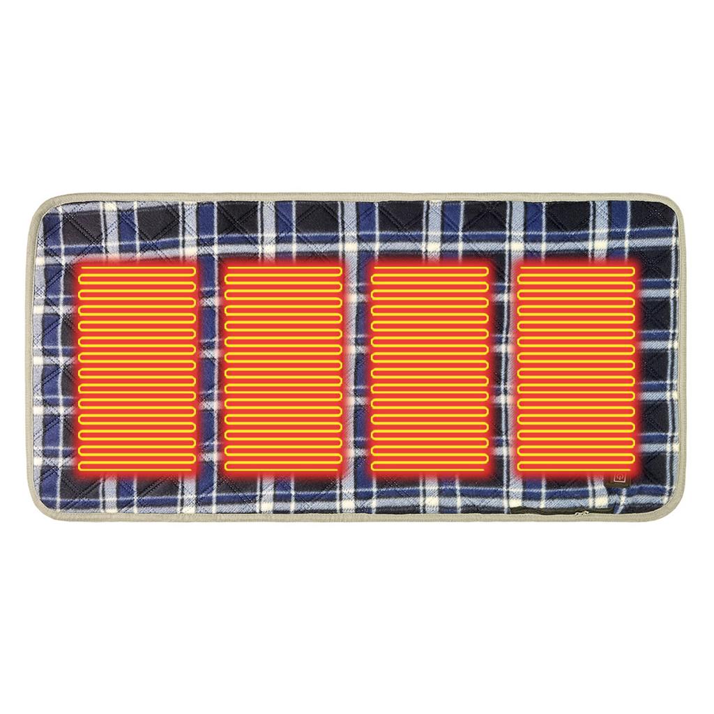 5V USB Heating Pad Seat Warmer 3-Level Temperature Foldable Heating Cushion Power Bank Not Included for Camping Fishing Office