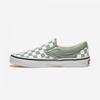 Vans Classic Slip On   Color Theory Checkerboard Iceberg Green Vn000bvzcjl Color Theory Checkerboard Iceberg Green