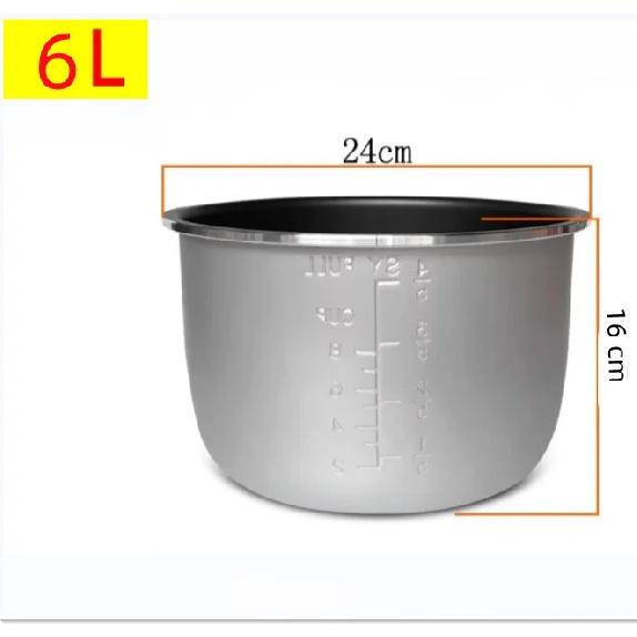 Universal Thickened Double Spray High Pressure Cooker Liner Rice Cooker Inner Bowl 2L/3L/4L/5L/6L Liter Non-stick Pot Liner