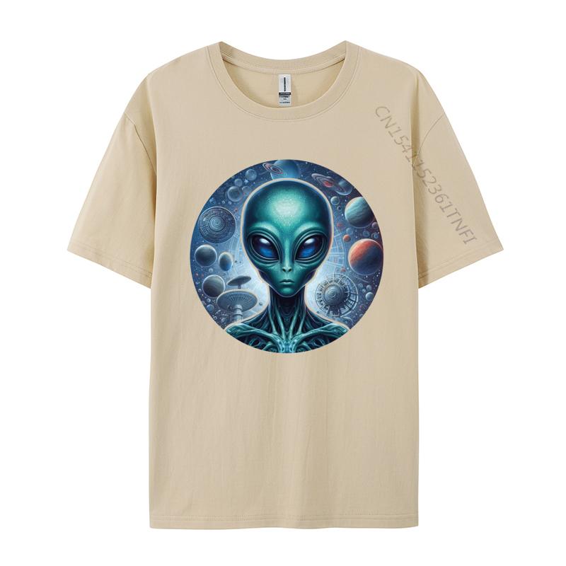 Alien In Space Tshirts Vintage Shirts For Unisex Cotton Tops T Shirt Retro SciFi Horror Unisex Classic Tshirt