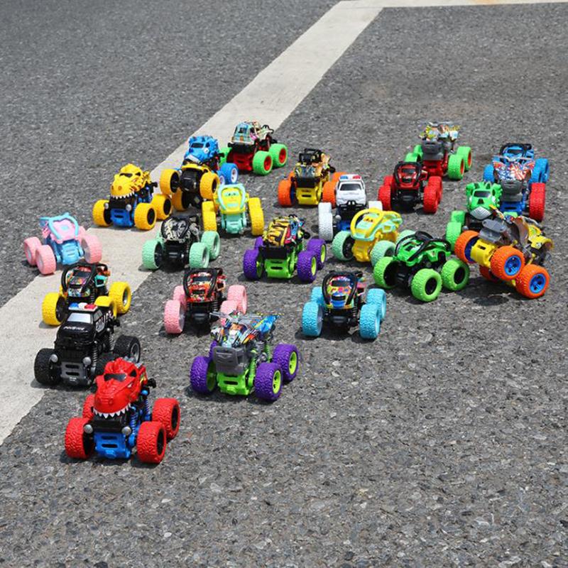 Inertial Off-Road Vehicle Pullback Children Climbing Car Plastic Friction Stunt Car Juguetes Carro Toys for Children Boys Gift