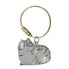 Cat Hair Storage Bottle Transparent Pet Fur Keepsake Keychain for Collecting Cats Dogs Hair Pet Memorial Gift