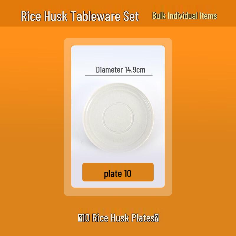 Penguin Tuan Tuan Disposable Rice Husk Plates