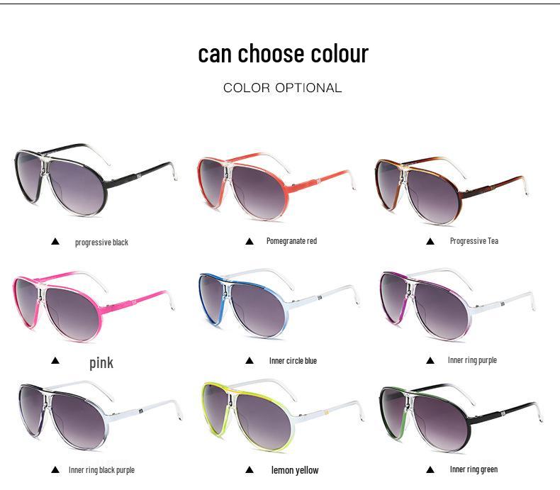 Pilot 138 Unisex Retro Gradient Sunglasses - Lightweight, UV Protection