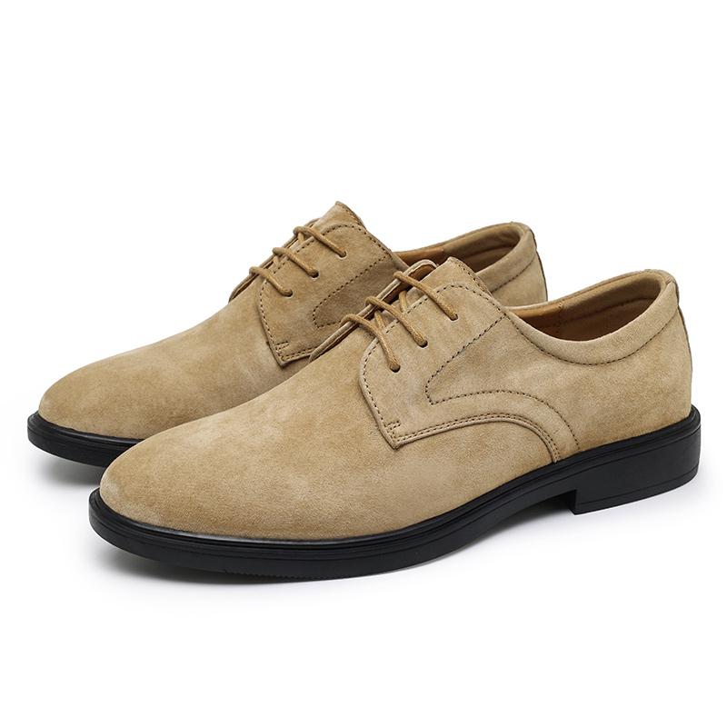Handmade casual business men's leather shoes  Lace up casual style  designer Outdoor versatile men's shoes for wedding parties