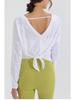 Women's Long Sleeve Quick-Dry Yoga Top - Athletic Fit for Spring & Autumn
