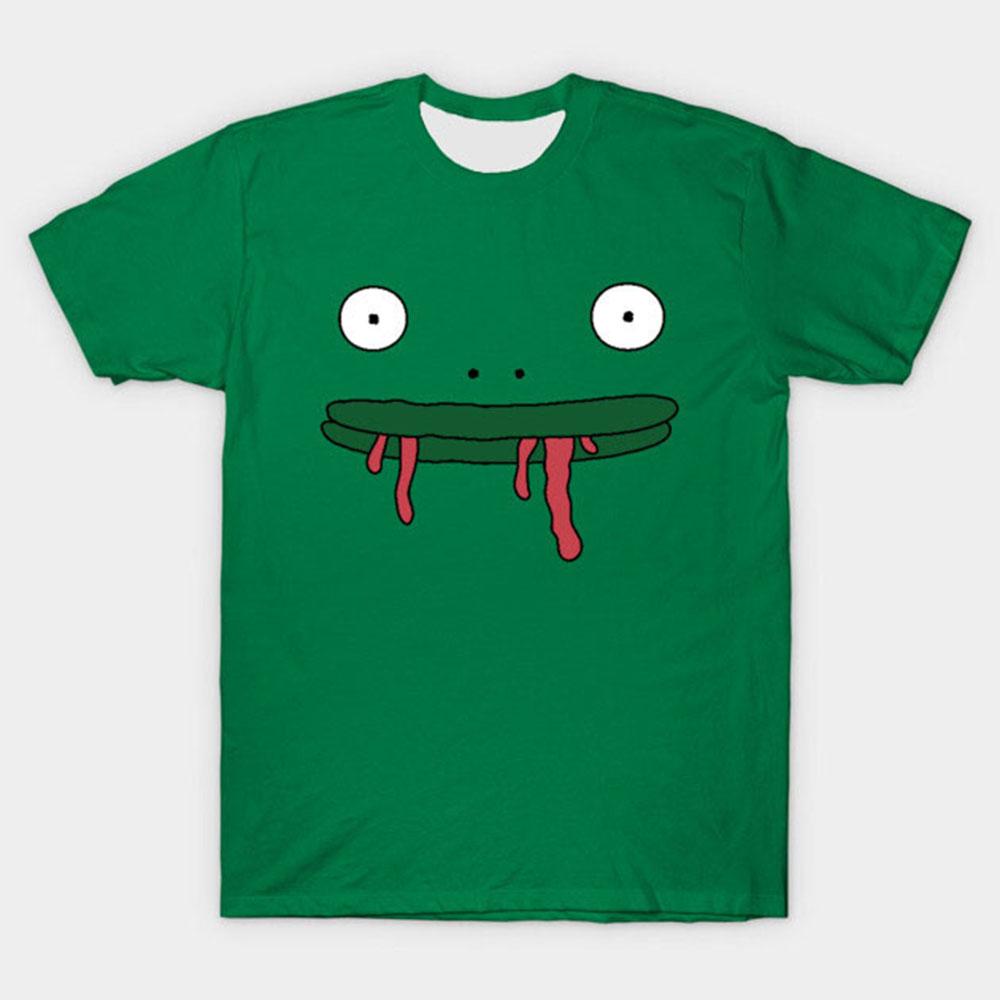 

Mr.Frog T-Shirt Smiling Friends Cartoon Graphic Print Tshirts Short Sleeve Casual Loose Unisex Streetwear T Shirt Clothing S