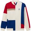 Le Coq Sportif Herren Color Block Stehkragen Strickjacke Jacke