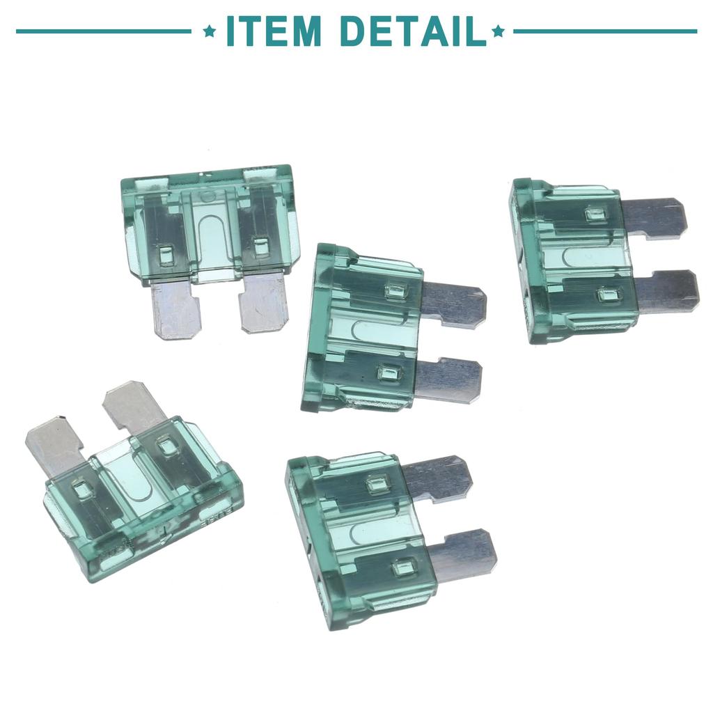 ACROPIX 1A Vehicle/Motorcycle/Boat Blade Style Fuse Replacement - Pack of