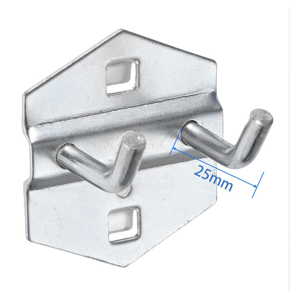 Stahl Wandmontierte Haken Lochplatte Haken Werkzeugaufbewahrungsregal Garage/Garten/Küche Organizer Hammer/Zangen/Spule/Säge/Schraubenschlüssel/Bänder