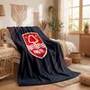 Coperta in Pile a Tema Nottingham Forest Morbida e Accogliente in Peluche per Camera da Letto Divano Viaggio