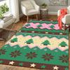 1Pc Gingerbread Men Christmas Rug Office Carpet Indoor Outdoor Doormat Nonslip Soft And Comfortable Living Room Christmas Halloween Gift D91842