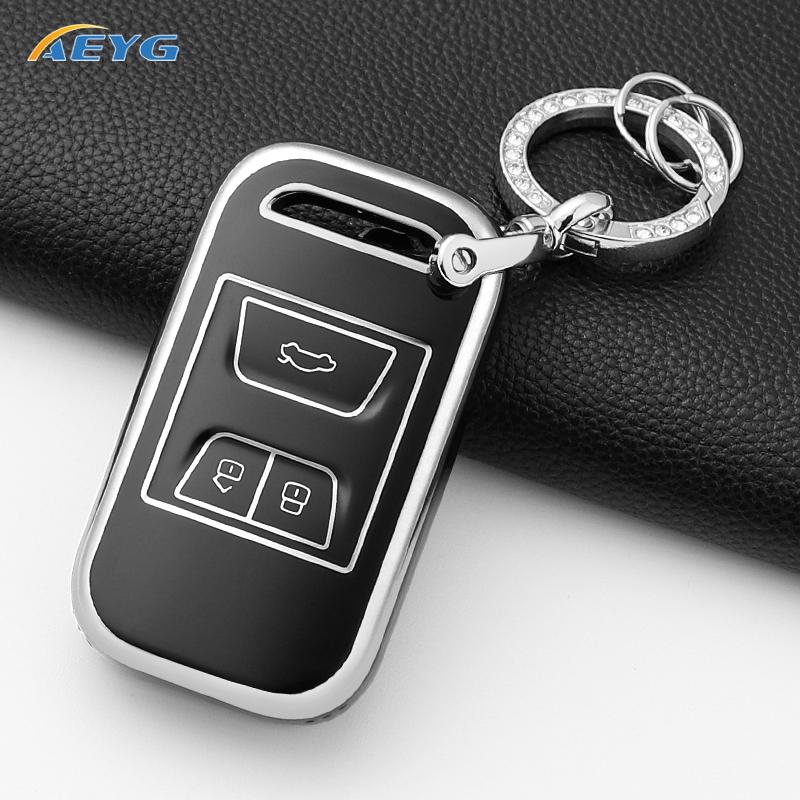 Tpu Car Remote Key Cover Case Shell Fob For Chery Tiggo 3 5X 4 8 Glx 7 Arrizo Tiggo 8 Keychain Protective Accessories