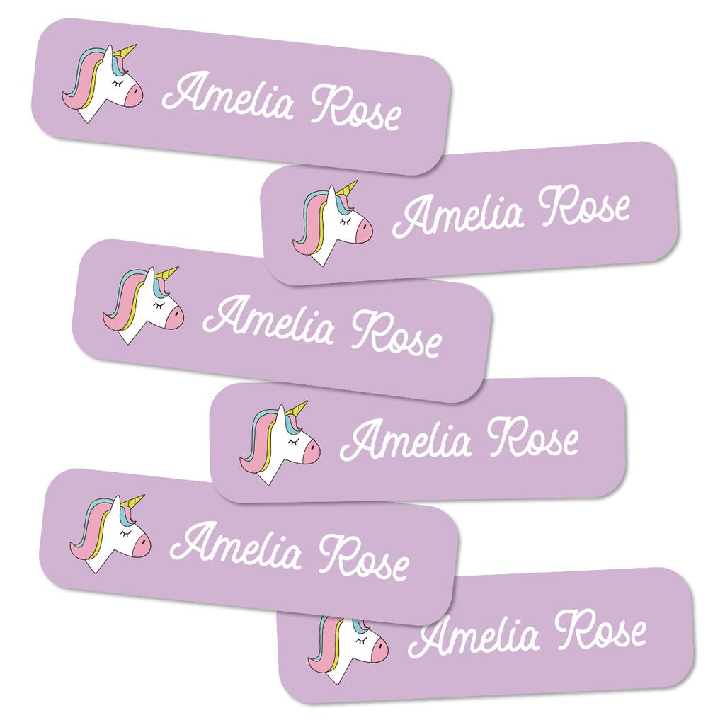 132 Personalized Name Stickers For Kids Custom Waterproof Name Labels For Bottles Lunch Boxes School Supplies