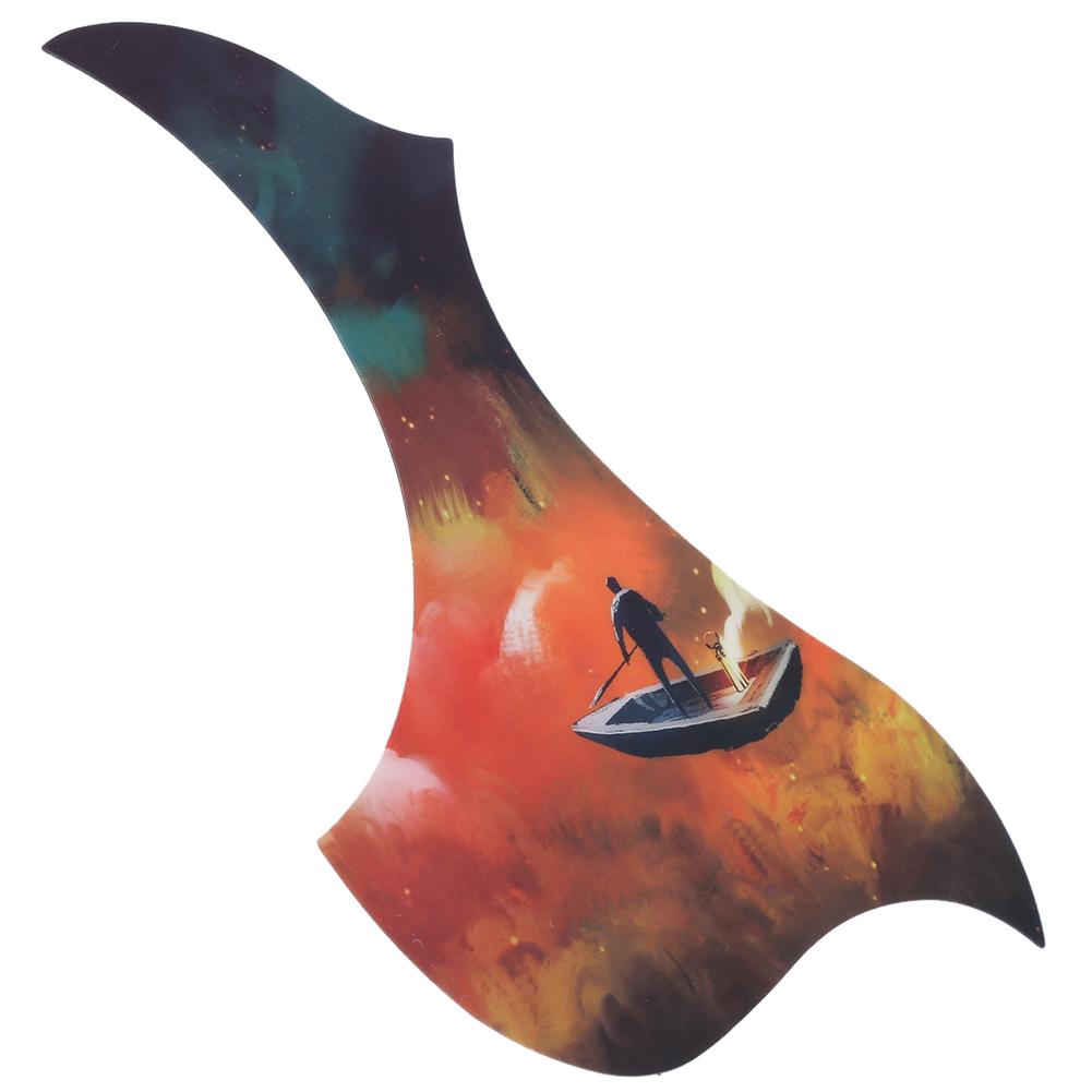 

Накладка для акустической гитары самоклеящаяся декоративная аксессуары для музыкальных инструментов(Плам Блоссом )