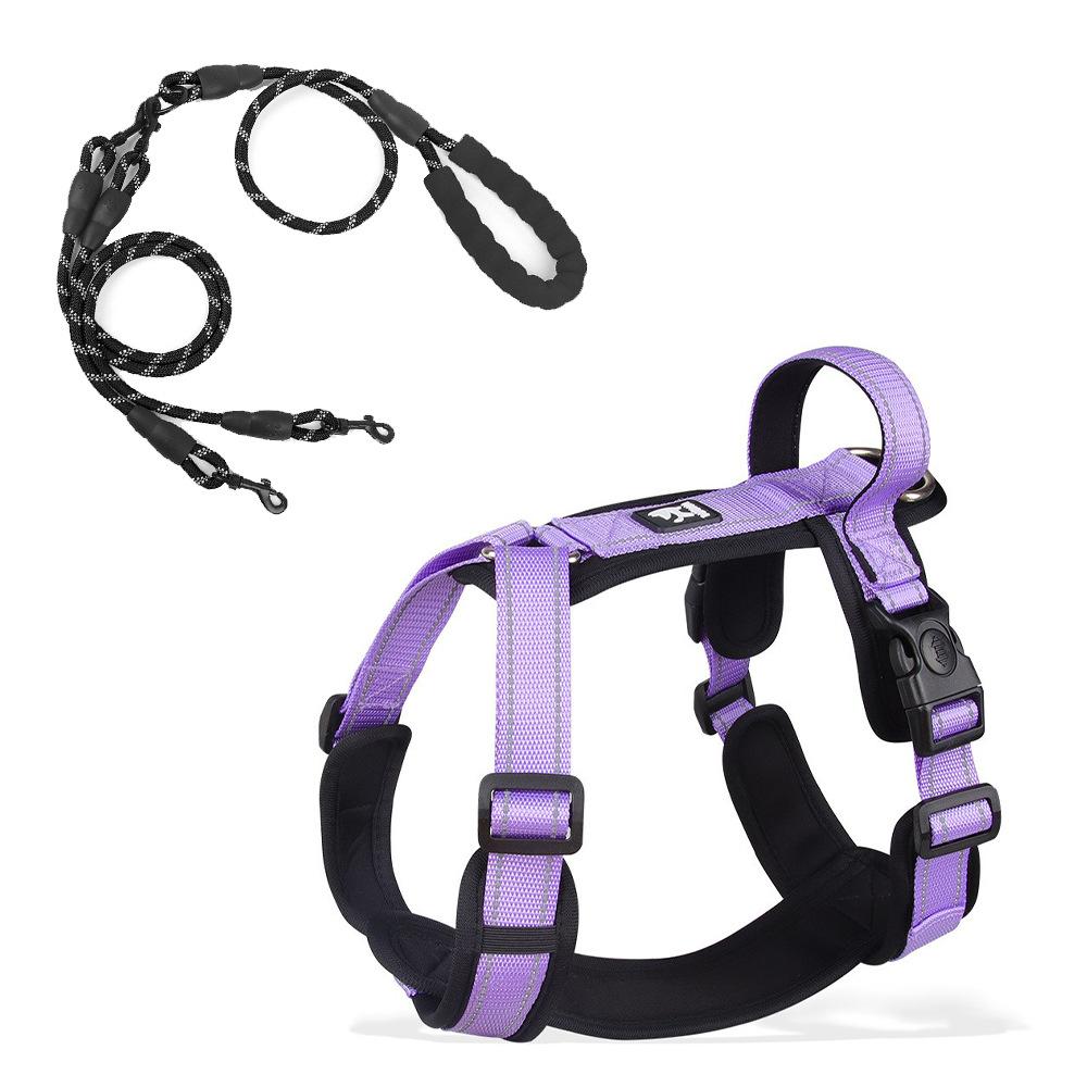 Nové vodítko pro psy, dvoudílný hrudní popruh pro domácí mazlíčky, vodítko pro venčení malých a středních psů