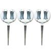 3PCS Garden Hose Guide Nail Soft Water Pipe Positioning Holding Labor-Saving Smooth Roller Pointed Head Anti-Skid Outdoor