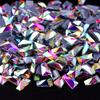 Blinginbox Hight Quality Rhinestone Bulk Special Shapes Crystal AB Hot Fix Rhinestones Iron on Rhinestones for Fabric Decoration