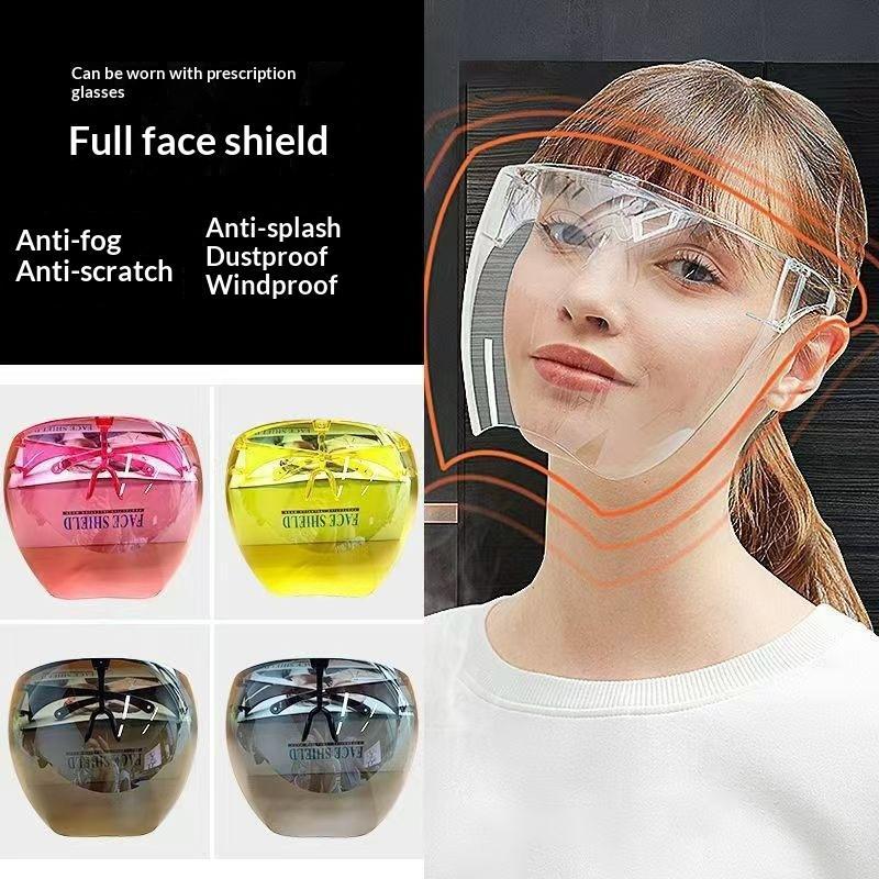 Sunglasses Women Men Protective Faceshield Glasses Goggles Full Face Covered Spherical Lens Anti-Spray Safety Sunglasses Men2
