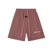 FOG Line Flocked Letter Shorts Unisex Casual Loose Streetwear