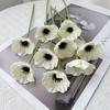 Oriental Poppy Simulation, PU Mini Fake Flower Arrangement for Decor and Photography
