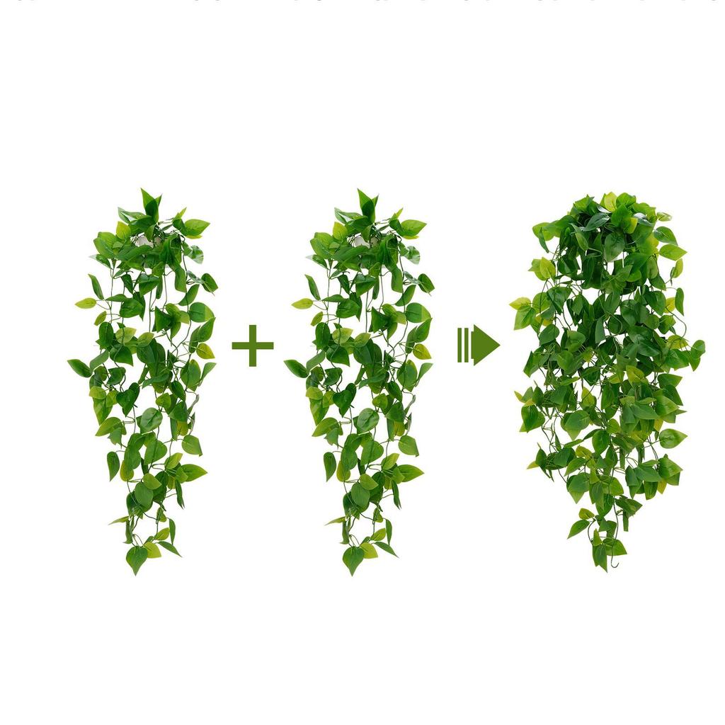 Artificial Hanging Vine Plant for Home Décor: Ideal for Living Room, Bedroom, Bathroom, Kitchen, Windowsill, Balcony, and Courtyard.
