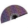 62KD Make Your Performances Stand Out with This Reflective Folding Fan for Children Adults Girl Boys Birthday Holiday Present